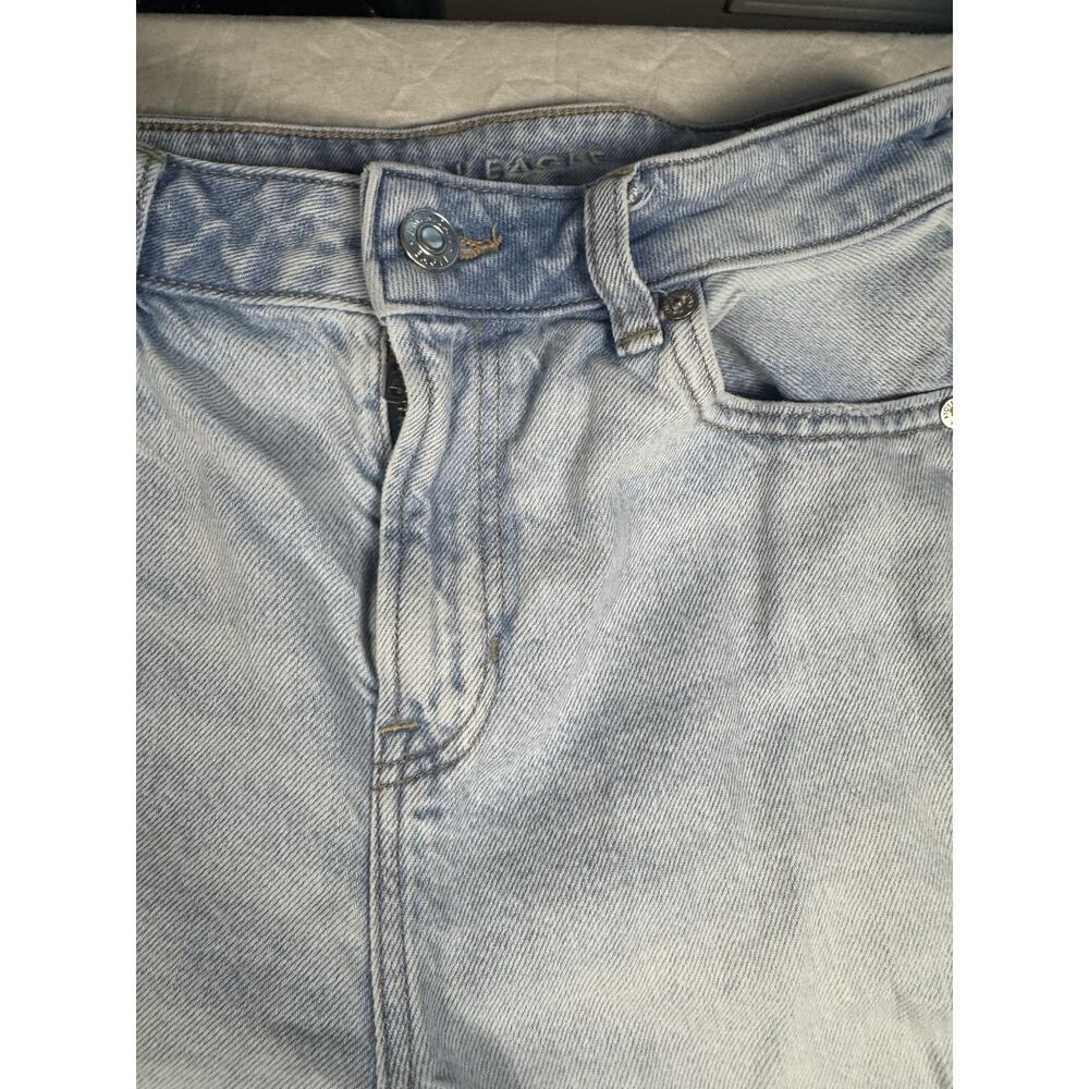 American Eagle Strigid Women’s Jeans Light Wash Straight Leg Size 4 - Picture 8 of 16